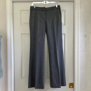 Express Design Studio Editor Gray Stripe Work Dress Pants Size 2
